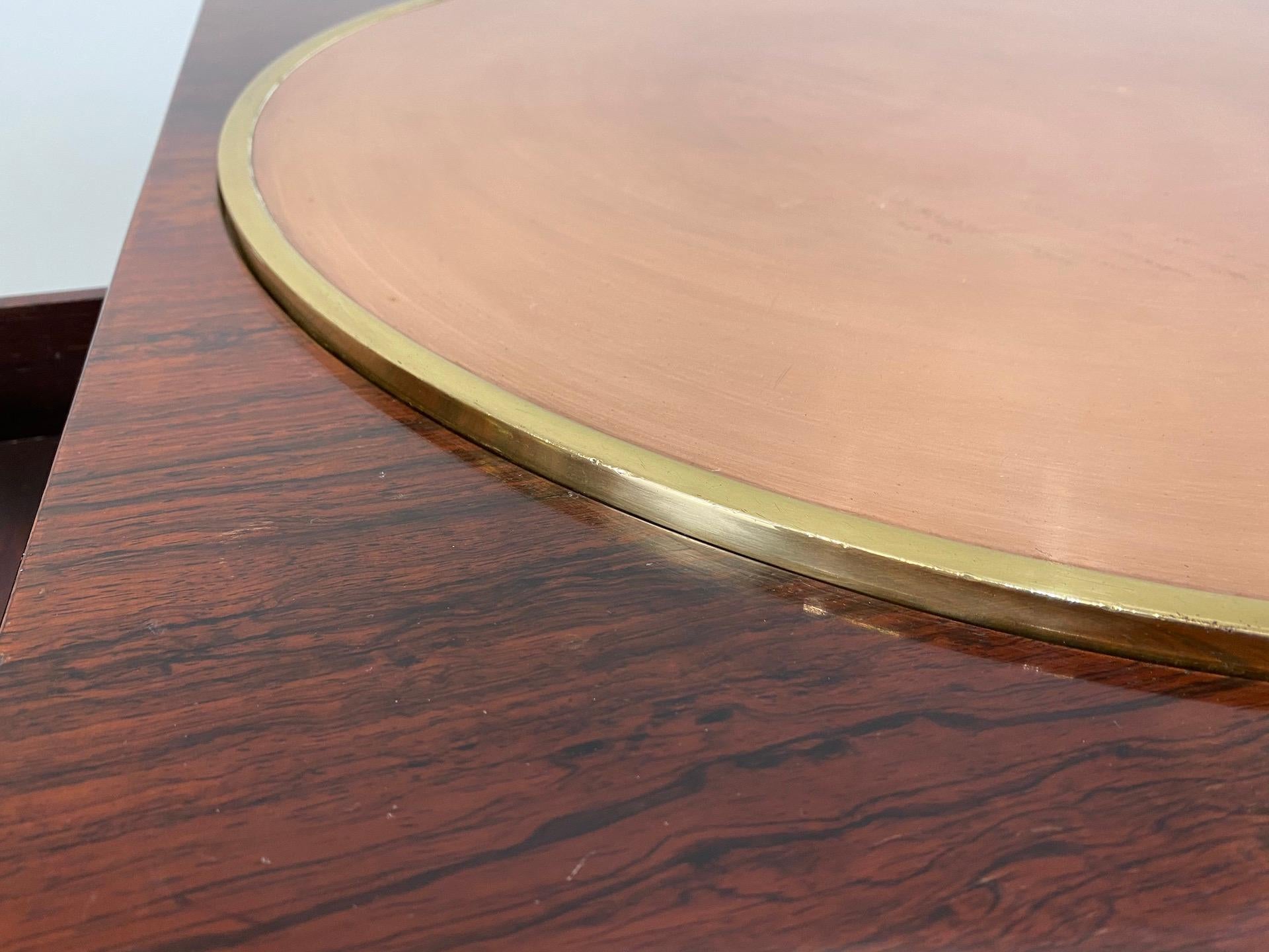 Gianfranco Frattini for Bernini Rosewood Bar Side Table 6