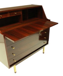 Gianfranco Frattini for Bernini Secrétaire and Wall Shelves