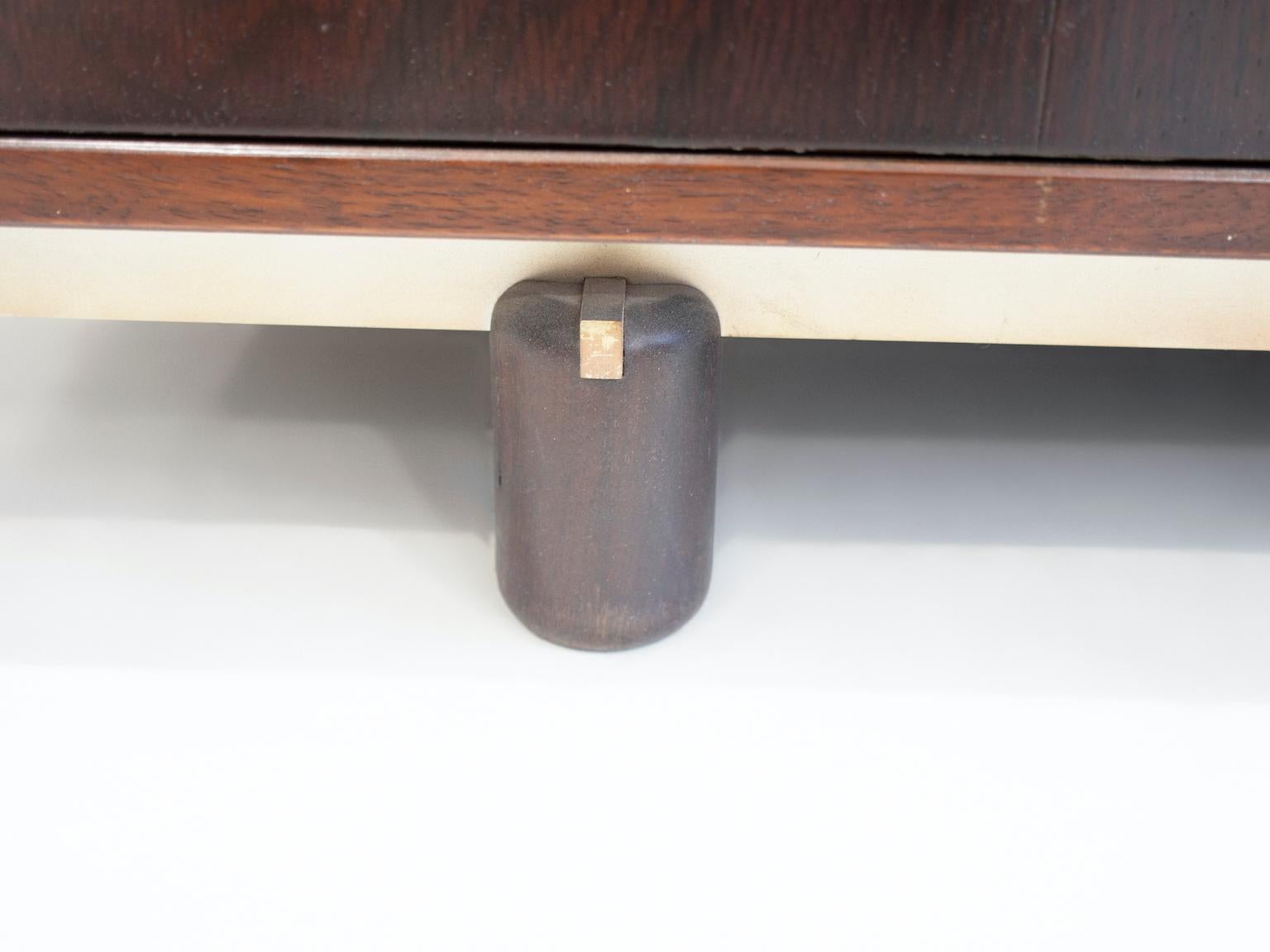 Gianfranco Frattini für Bernini Sekretariatstisch aus Holz im Angebot 2