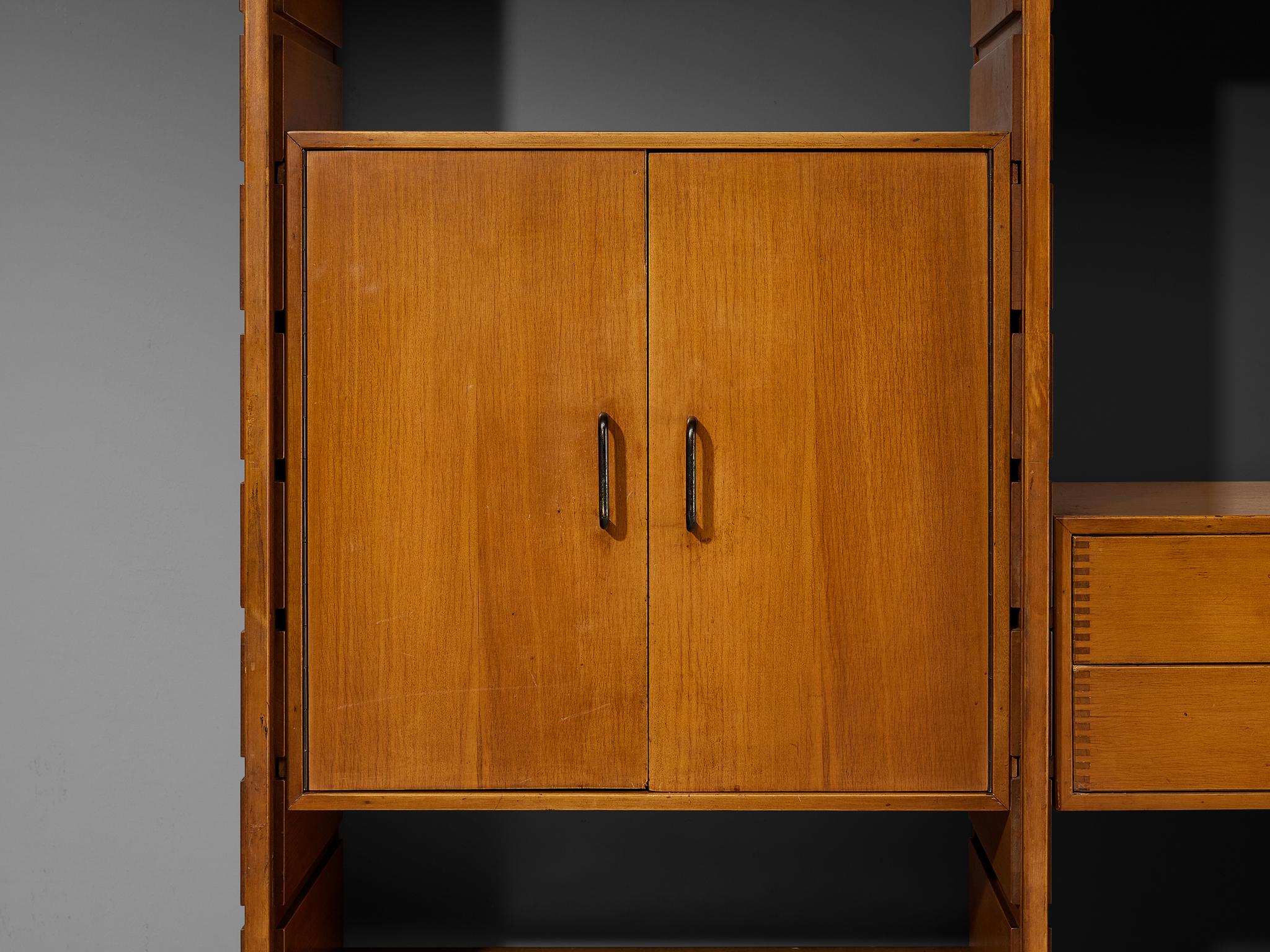 Gianfranco Frattini for Cantieri Carugati Large Library in Cherry For Sale 2