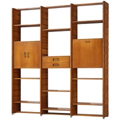 Gianfranco Frattini for Cantieri Carugati Large Library in Cherry