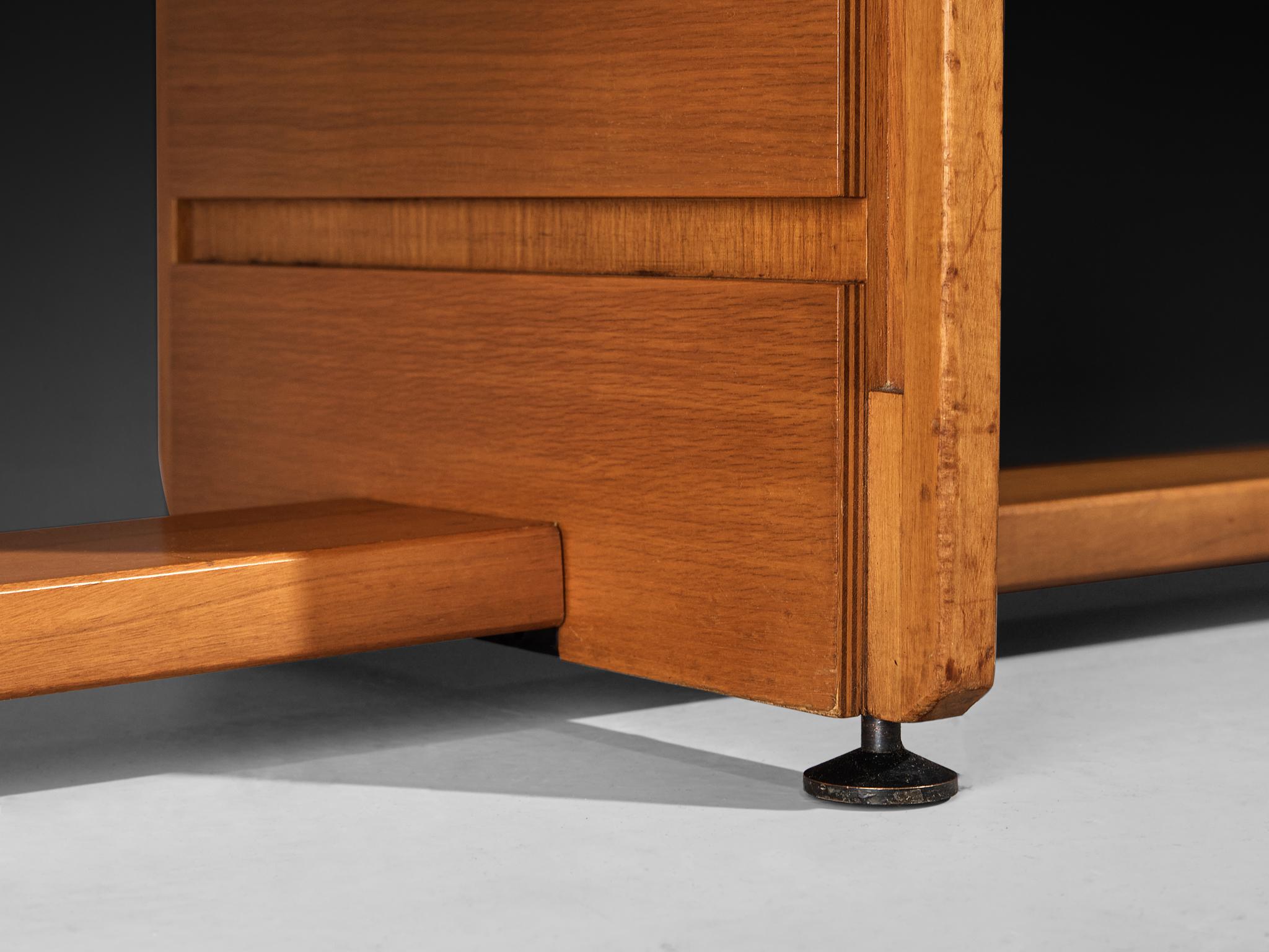 Gianfranco Frattini for Cantieri Carugati Large Library in Walnut For Sale 7