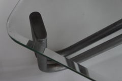 gianfranco frattini for cassina cofee table original saint gobain thick glass