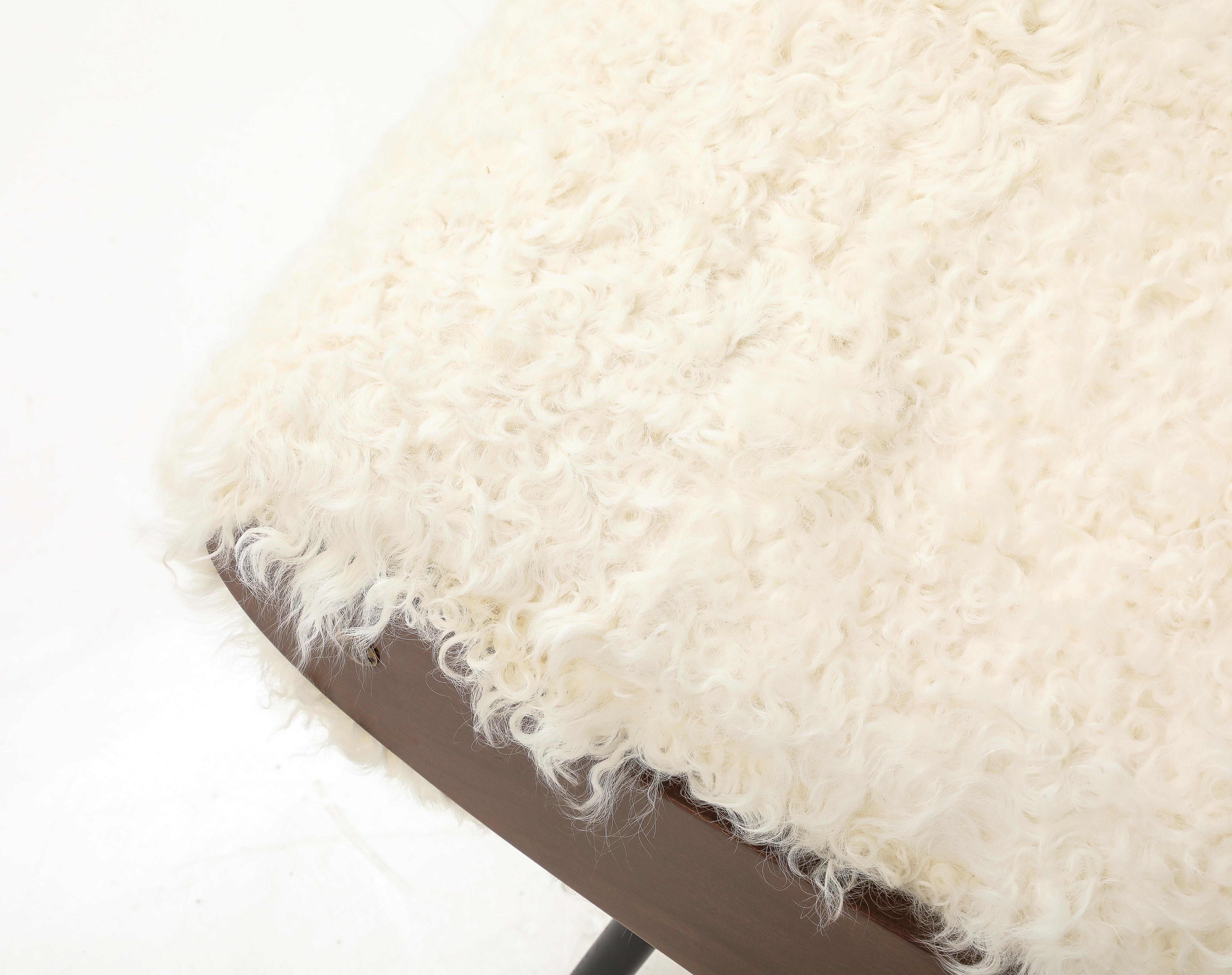 Fauteuils de salon en cuir d'agneau Kalgan ivoire Gianfranco Frattini pour Cassina, modèle 836 en vente 4