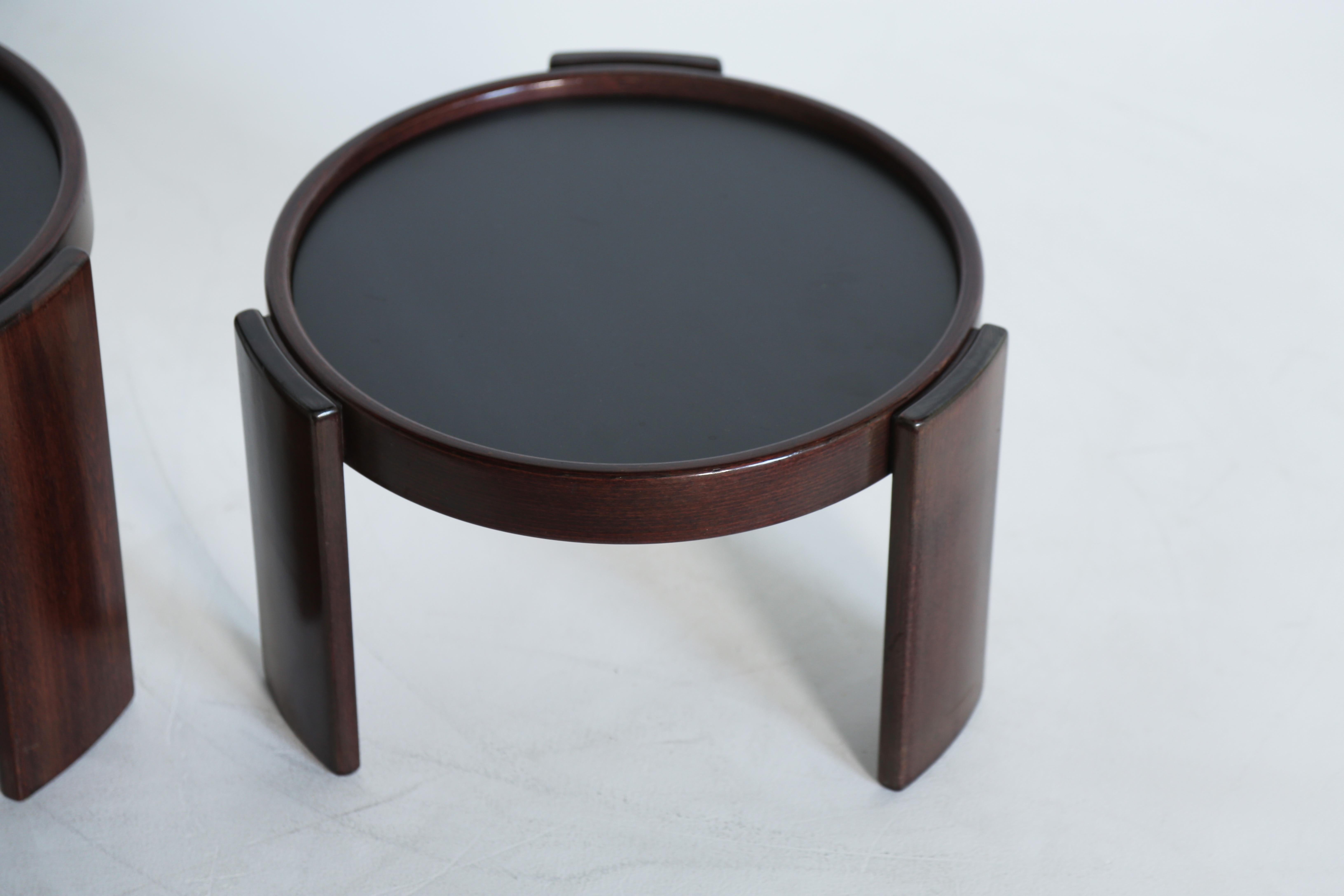 Gianfranco Frattini for Cassina Nesting / Stacking Tables, Italy, 1970s 4