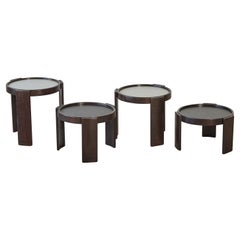 Gianfranco Frattini for Cassina Nesting / Stacking Tables, Italy, 1970s