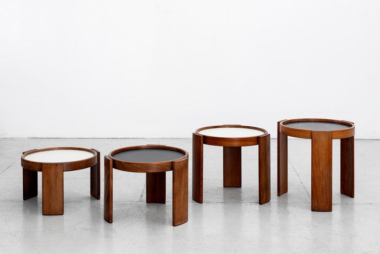 Gianfranco Frattini for Cassina Nesting Tables at 1stDibs