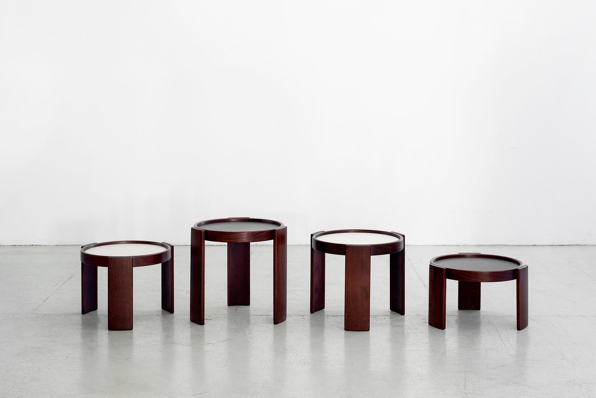 Italian Gianfranco Frattini for Cassina Nesting Tables