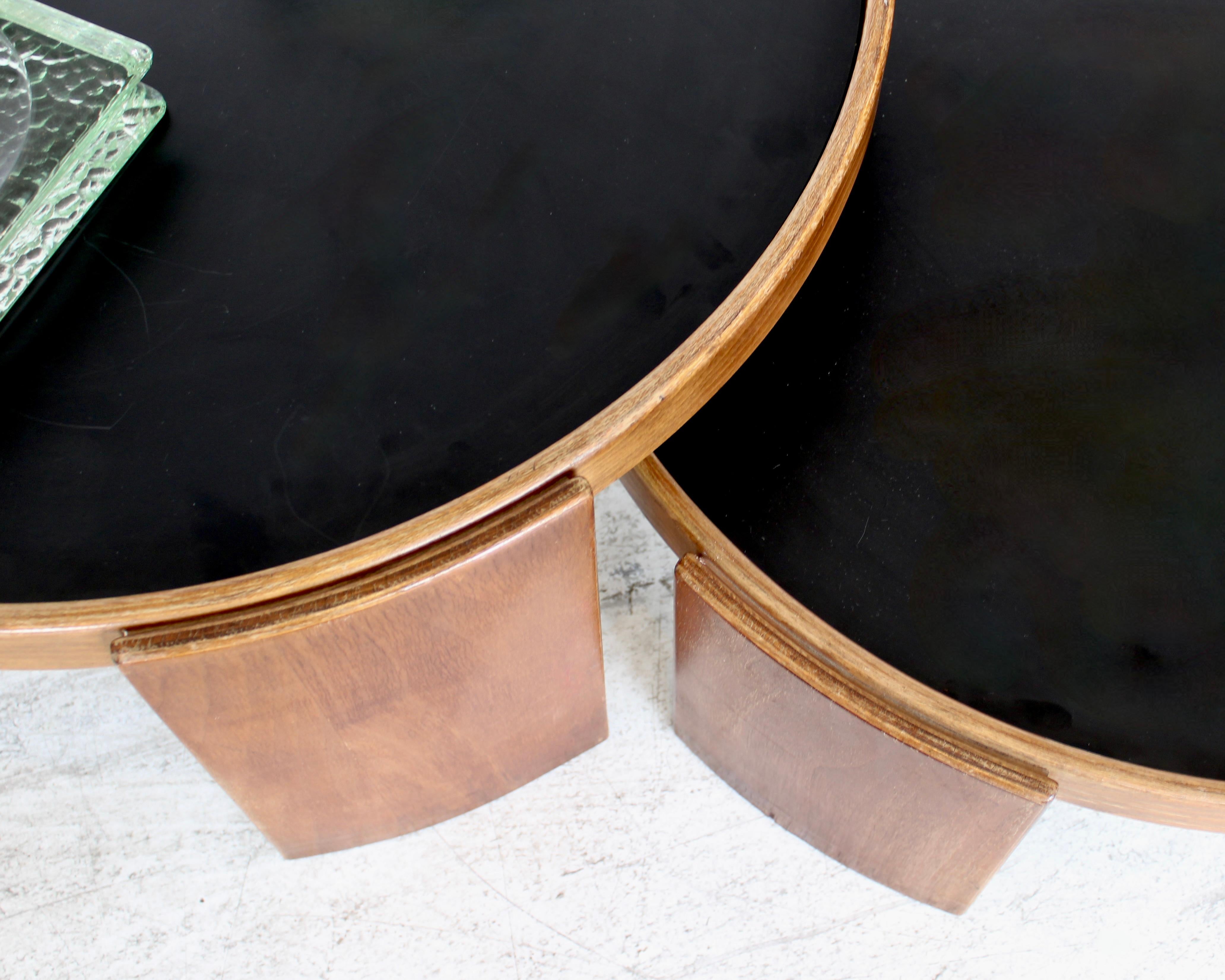 Gianfranco Frattini für Cassina Kaffee-Paar  Tische für Cassina Model No. 783 im Angebot 8