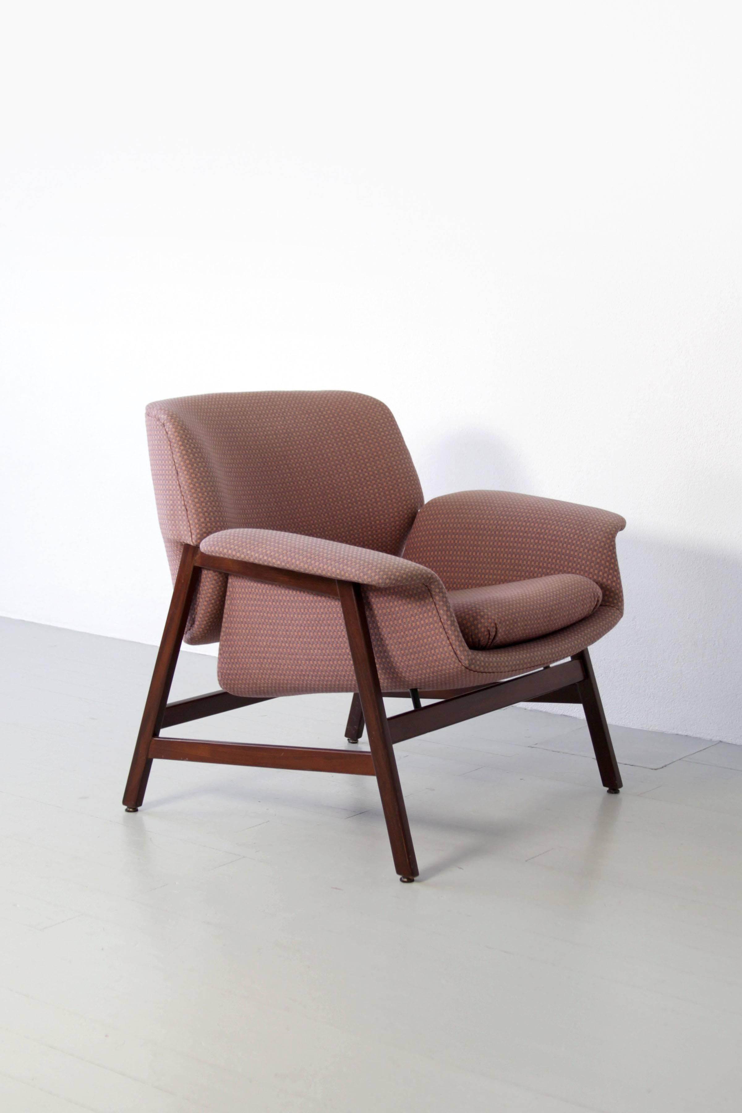 Mid-Century Modern Ensemble de 2 chaises « Modèle 849 » de Gianfranco Frattini pour Cassina, 1958 en vente