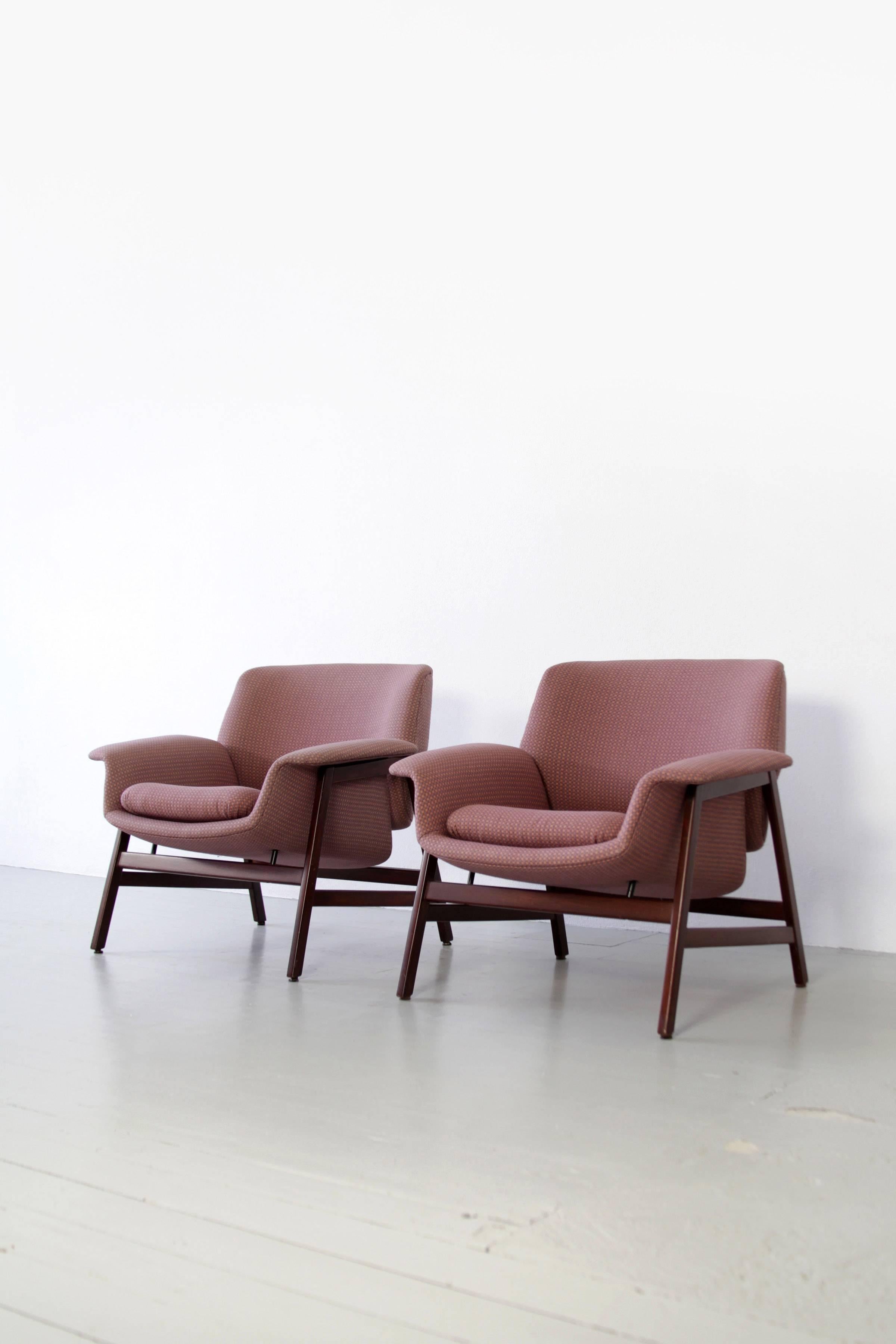 Ensemble de 2 chaises « Modèle 849 » de Gianfranco Frattini pour Cassina, 1958 Bon état - En vente à Wolfurt, AT