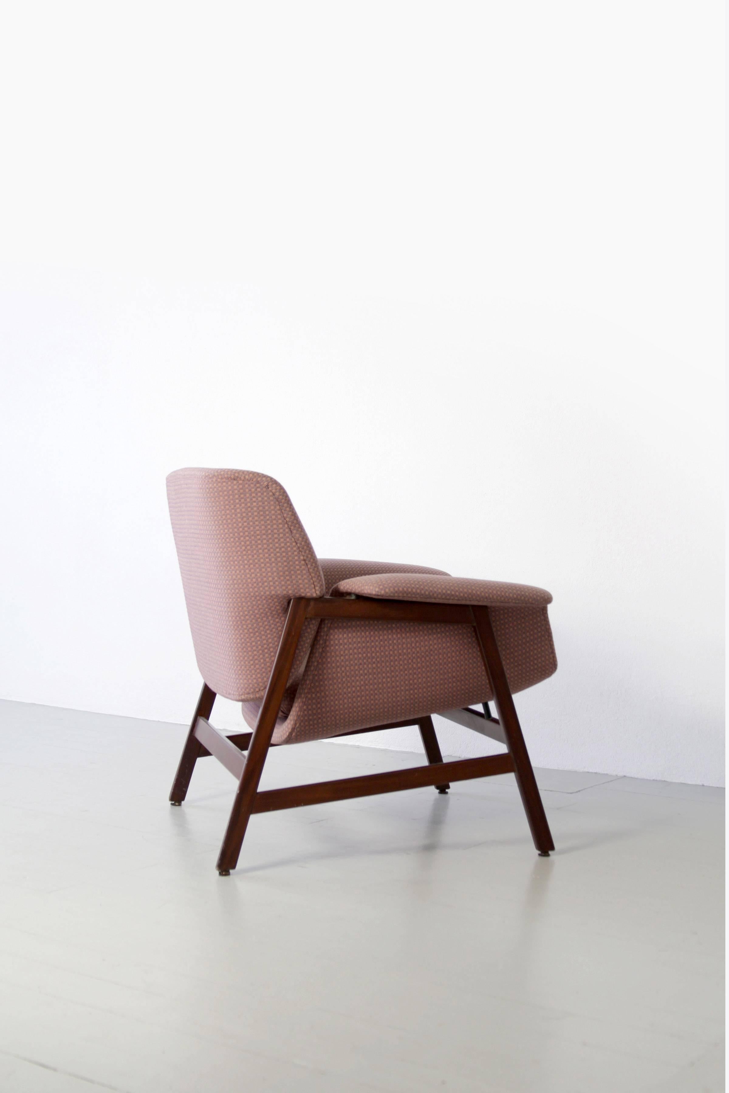 Bois Ensemble de 2 chaises « Modèle 849 » de Gianfranco Frattini pour Cassina, 1958 en vente