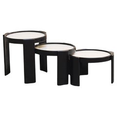 Gianfranco Frattini for Cassina Set of 3 "783" Nesting Tables, Italy 1960s