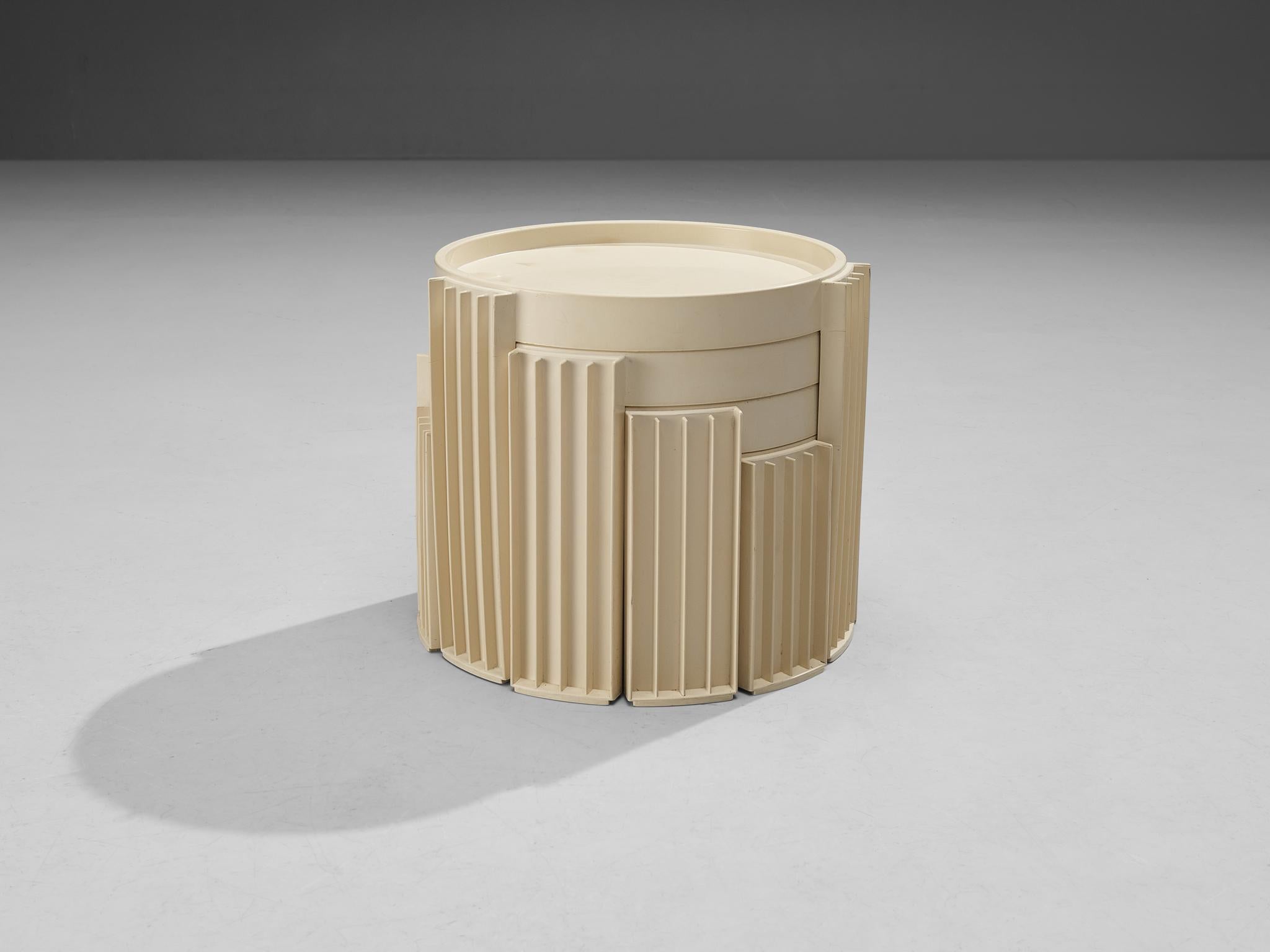 Gianfranco Frattini for Cassina Set of Four 'Marema' Nesting Tables 3