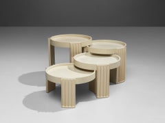 Gianfranco Frattini for Cassina Set of Four 'Marema' Nesting Tables