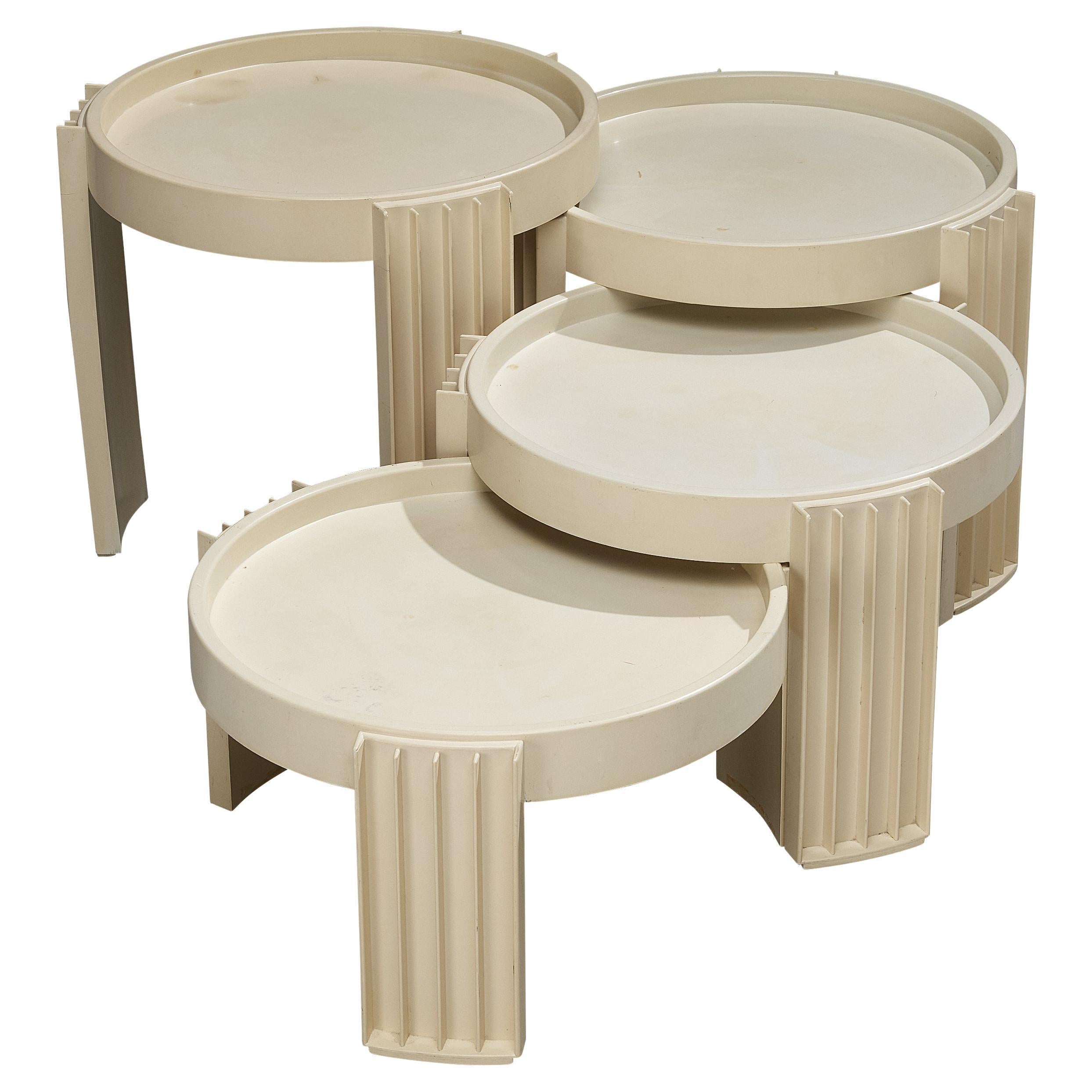 Gianfranco Frattini Nesting Tables for Cassina, Italy, 1966 at 1stDibs