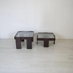 Gianfranco Frattini for Cassina  set of two coffee table mid 60s.