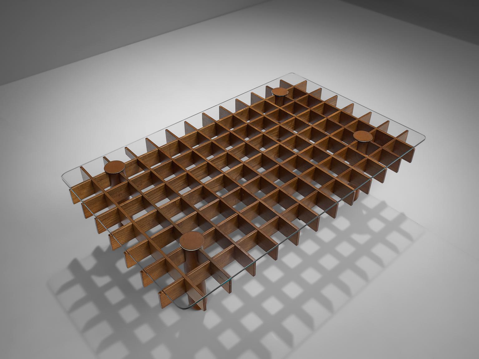 Mid-Century Modern Gianfranco Frattini Graphical Kyoto Coffee Table