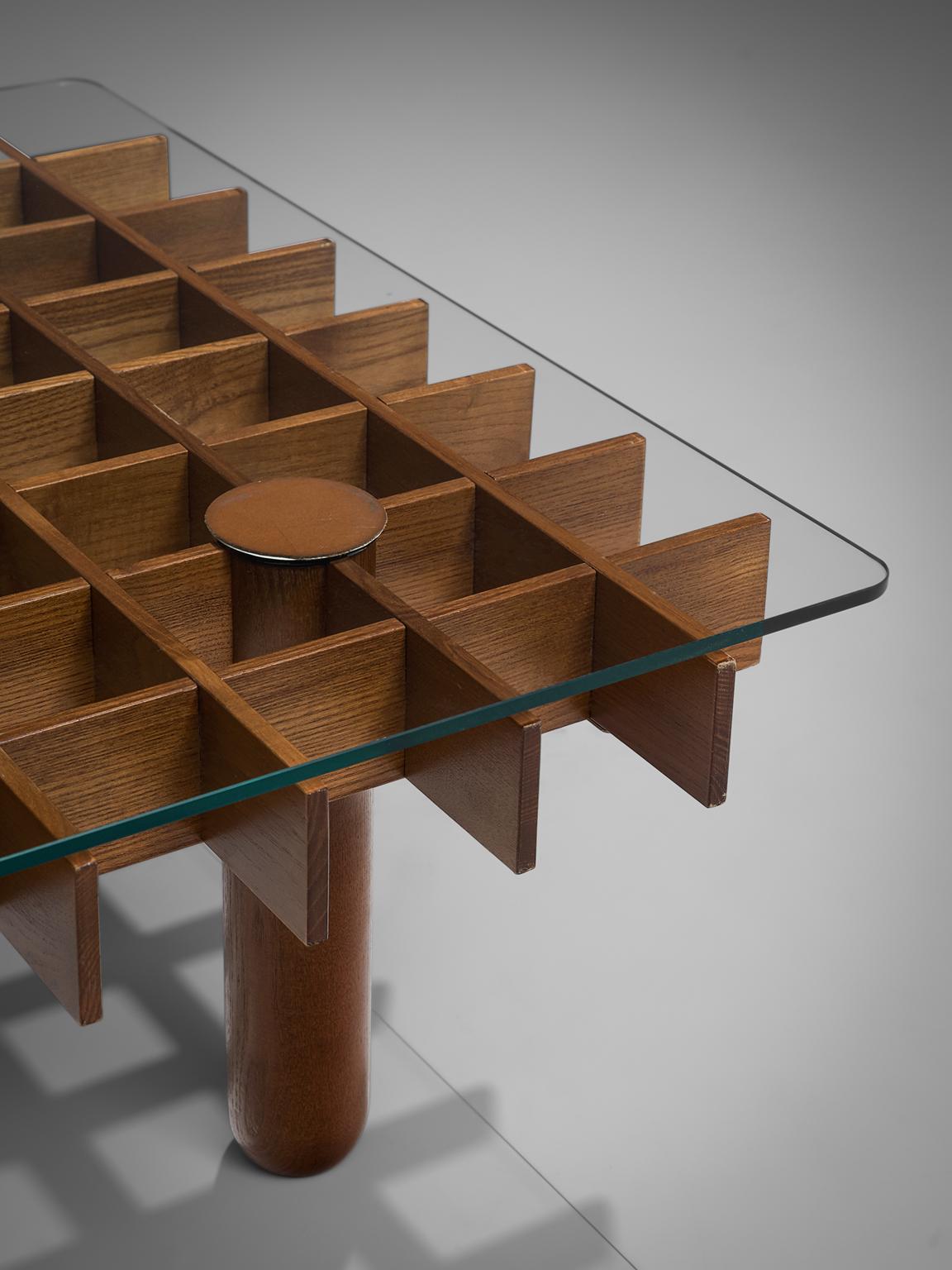 Late 20th Century Gianfranco Frattini Graphical Kyoto Coffee Table