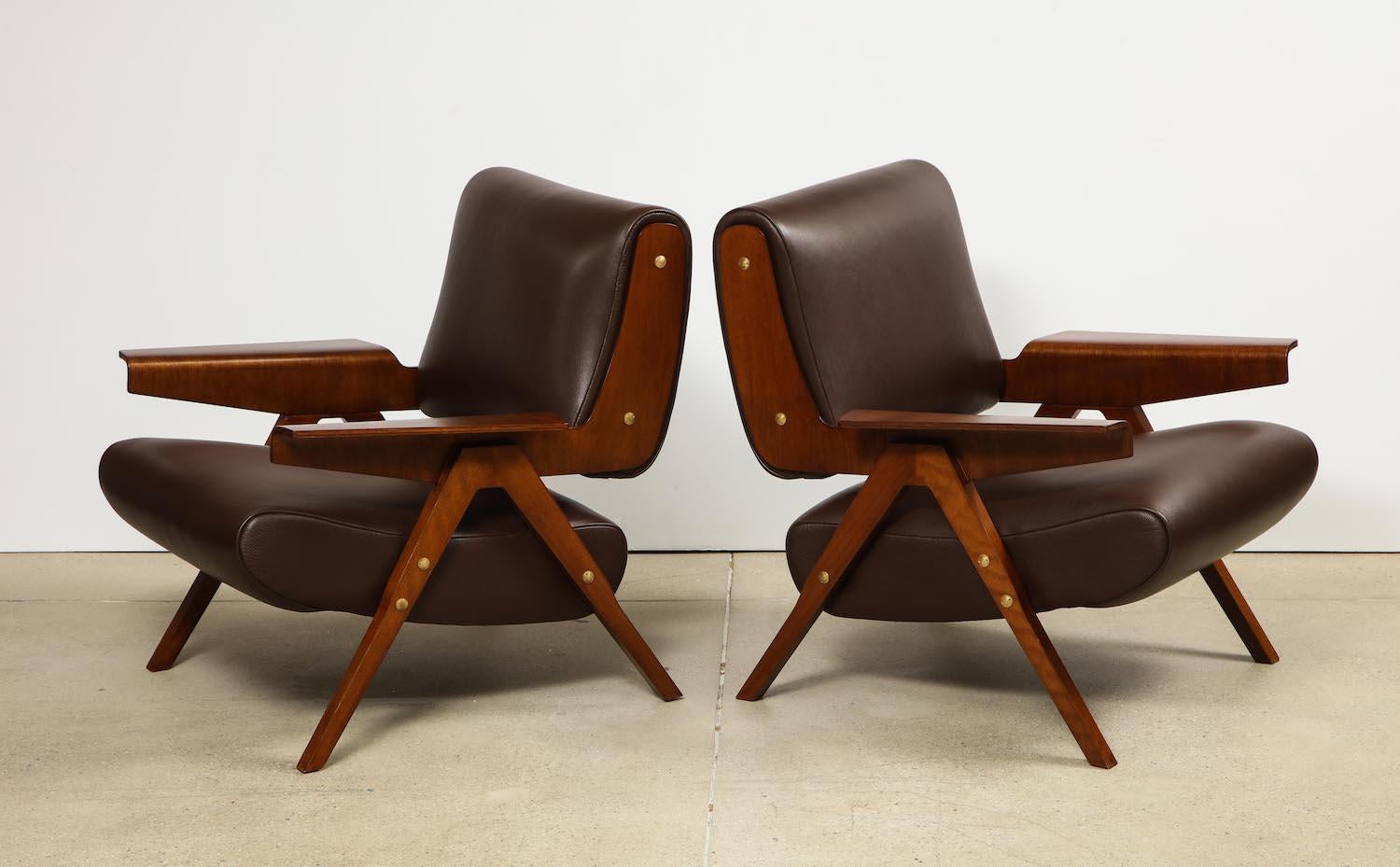 20th Century Gianfranco Frattini Lounge Chairs