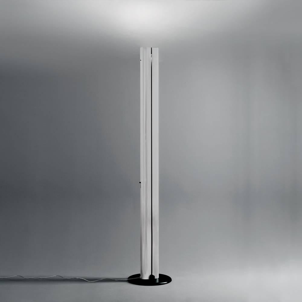Italian Gianfranco Frattini 'Megaron' Floor Lamp for Artemide in Aluminum For Sale