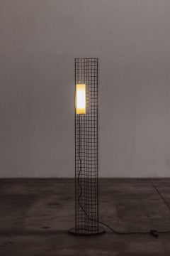 Gianfranco Frattini Lámpara de pie metálica para Relco, 1970