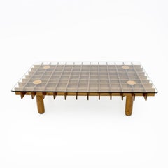 Gianfranco Frattini Tavolino da caffè italiano di metà secolo "Kioto" per Knoll, 1974