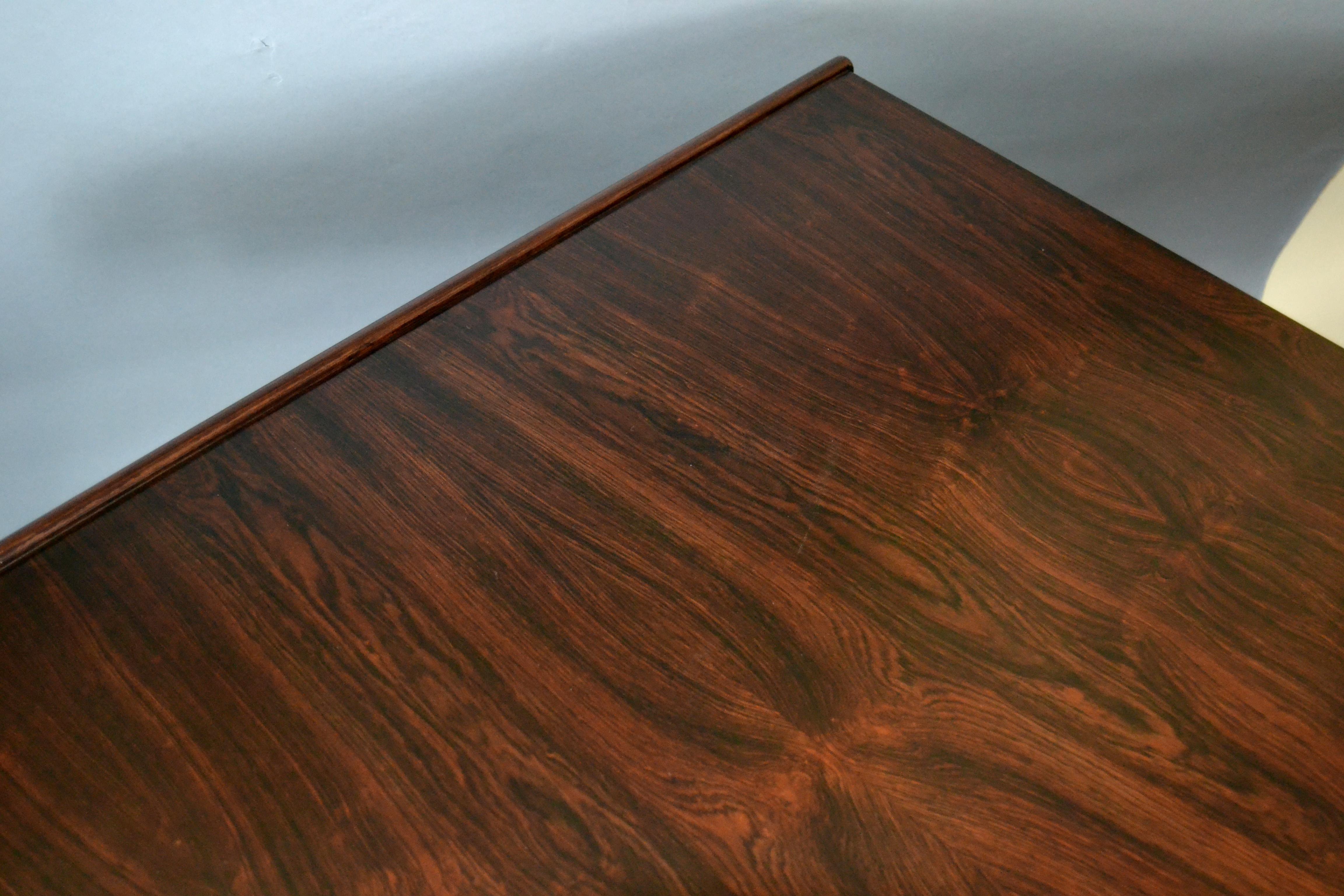 Gianfranco Frattini Mid-Century Modern Rosewood Desk Writing Table Bernini Italy 6