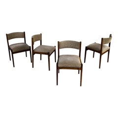 Gianfranco Frattini Sedie da pranzo del Midcentury Mod.102 per Cassina, 1960, Set di 4
