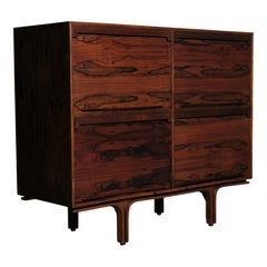 Gianfranco Frattini Model No 504 Highboard pour Bernini, 1960, début de production