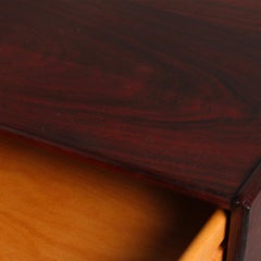 Gianfranco Frattini Model 530 Writing Desk for Bernini, Walnut Veneer, 1957