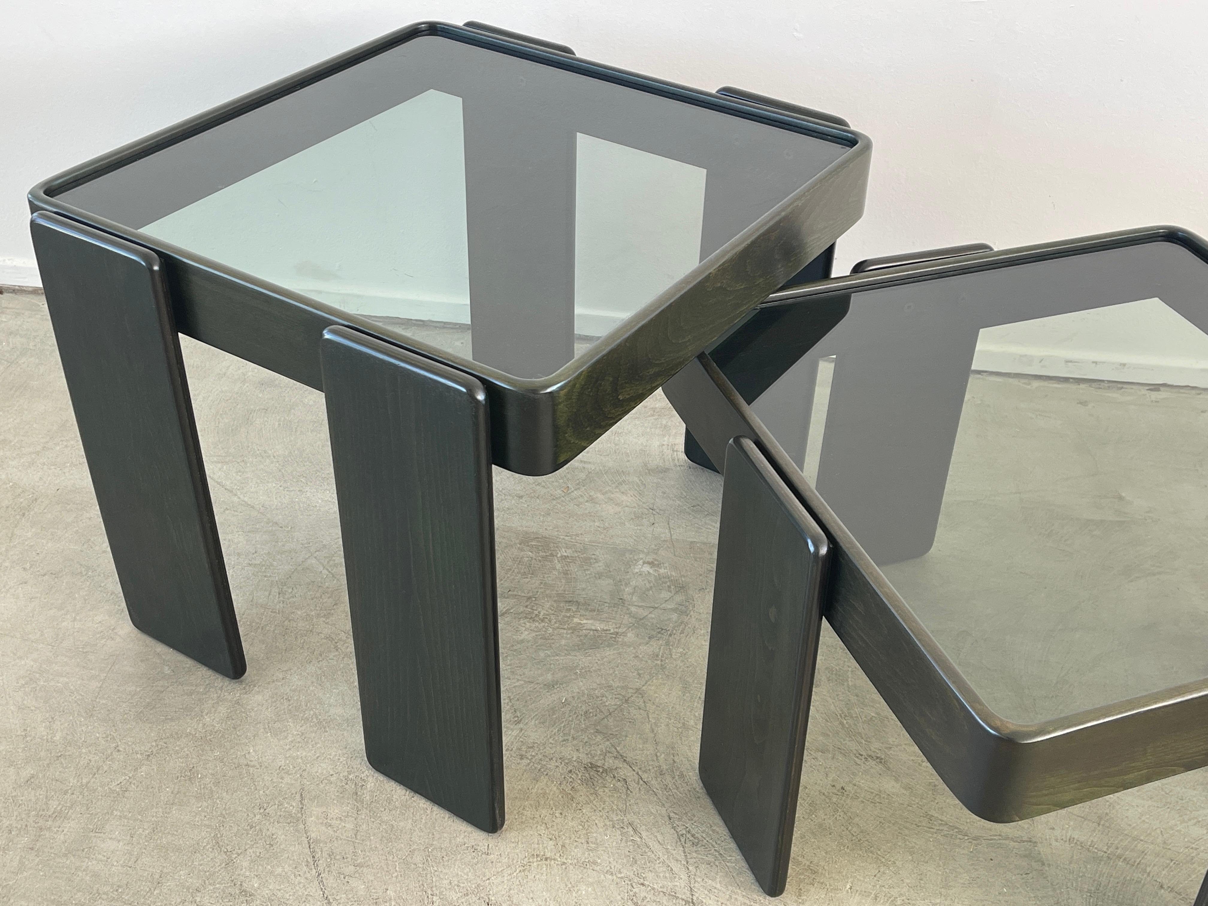 Gianfranco Frattini Nesting Tables For Sale 2