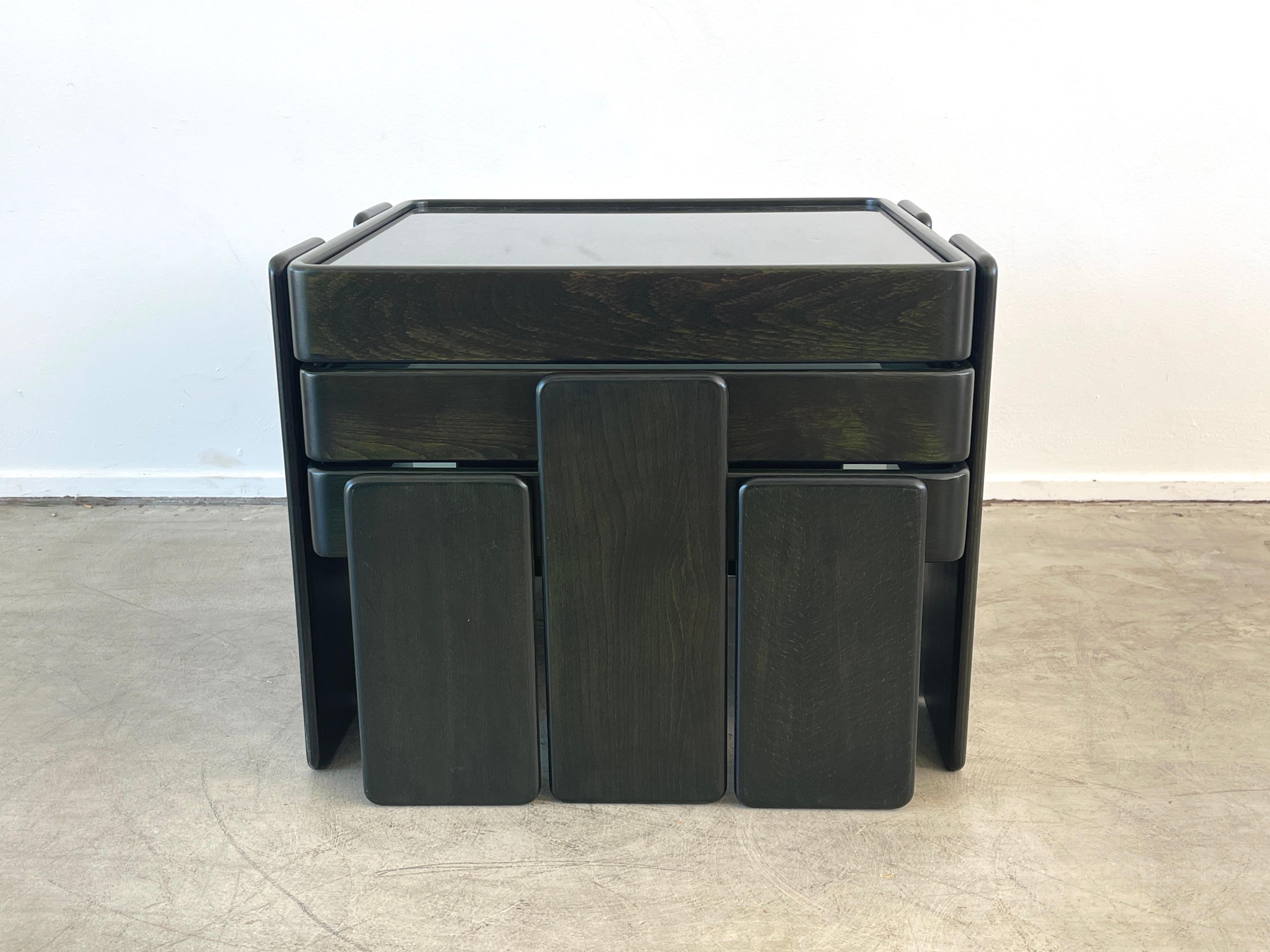 Gianfranco Frattini Nesting Tables For Sale 3