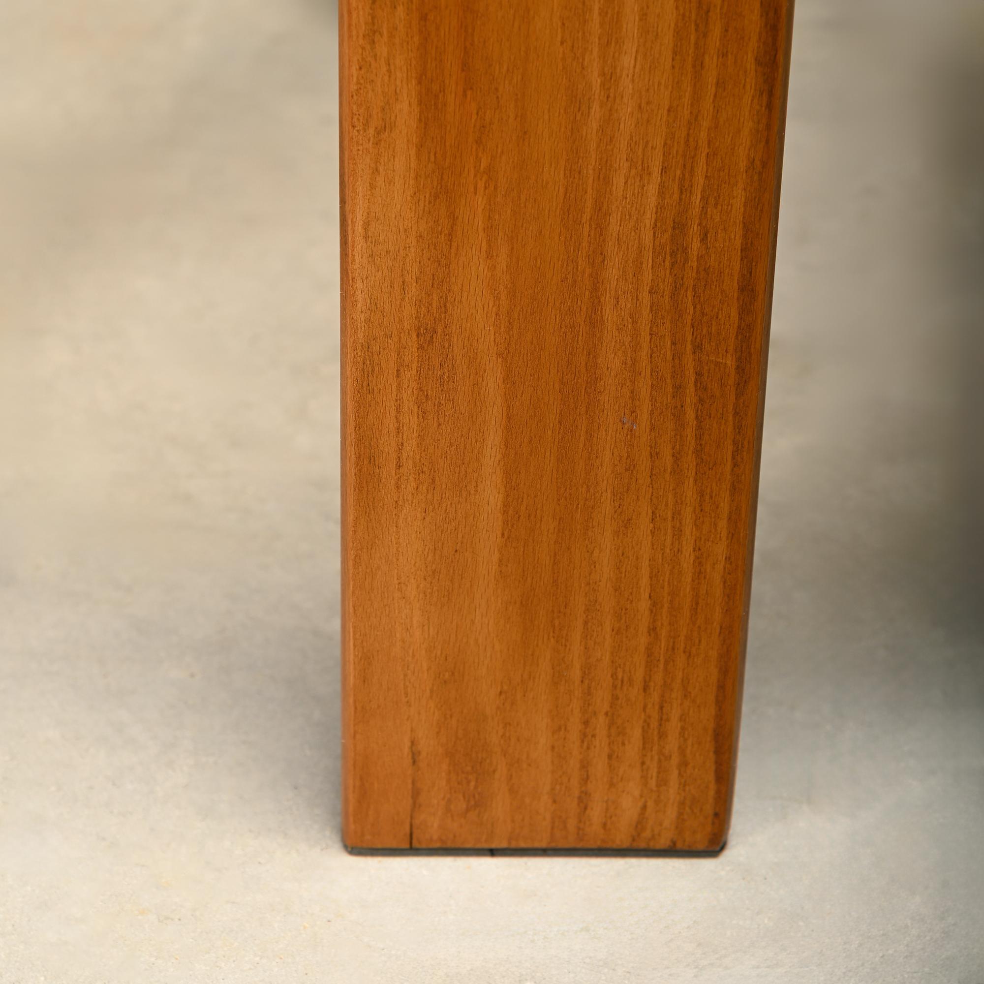 Gianfranco Frattini Nesting Tables in stained wood for Cassina and Meblo, 1970's For Sale 7