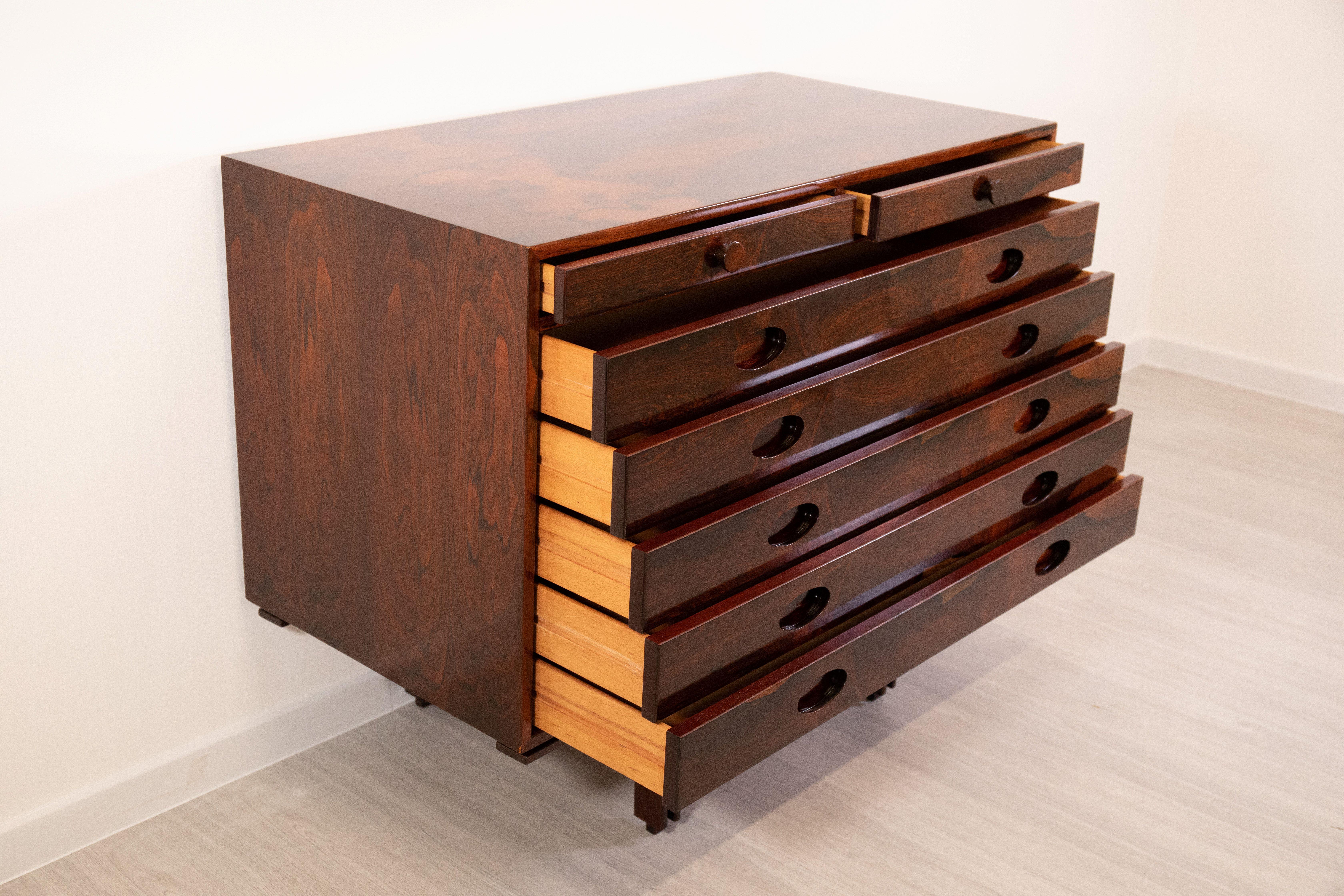 Gianfranco Frattini para Bernini- Cómoda serie 550, 1956 Madera en venta