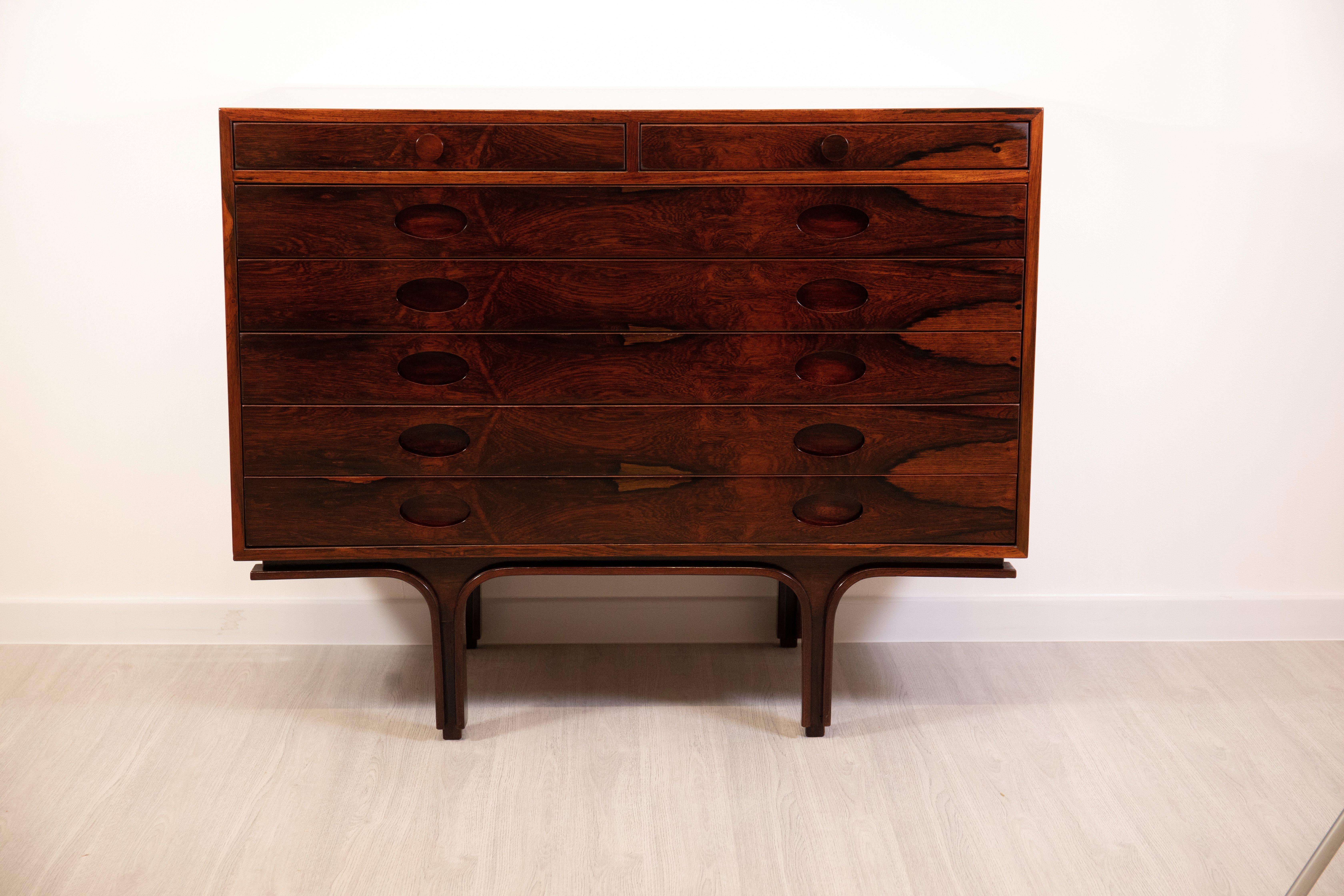 Gianfranco Frattini para Bernini- Cómoda serie 550, 1956 en venta 2