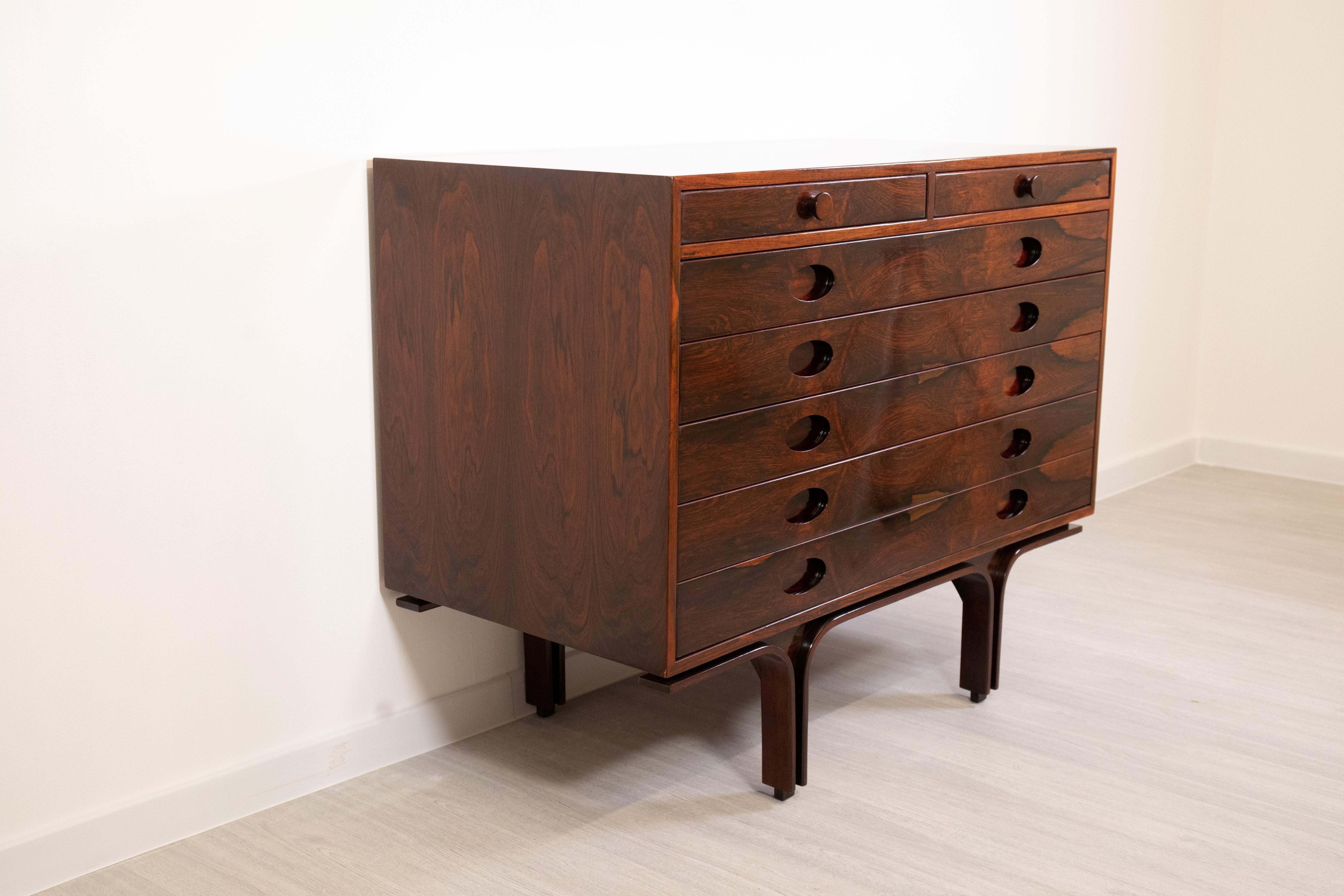Gianfranco Frattini para Bernini- Cómoda serie 550, 1956 en venta 3