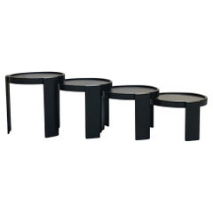 Gianfranco Frattini per Cassina Set di 4 Tavolini "780/783", Italia 1960s