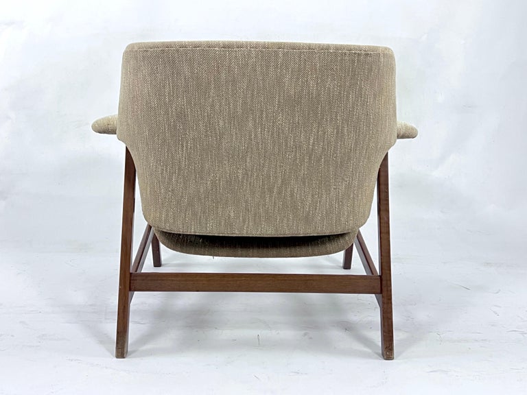 Gianfranco Frattini, Rare First Serie of Model 849 Armchair, Italy, 1958 In Good Condition For Sale In Catania, CT