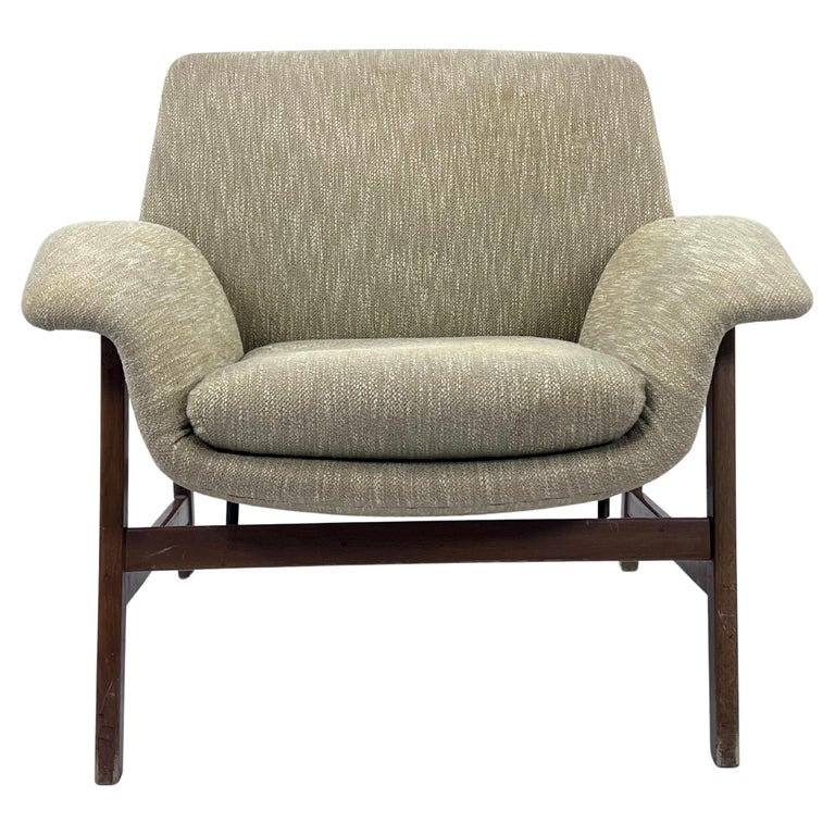 Gianfranco Frattini, Rare First Serie of Model 849 Armchair, Italy, 1958 For Sale