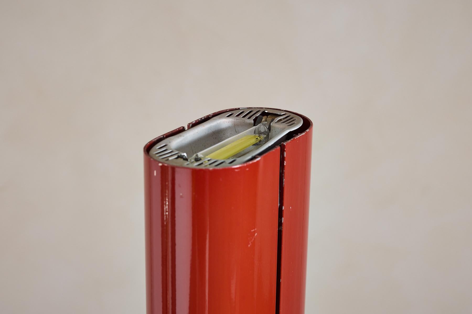 Gianfranco Frattini Red Floor Lamp For Sale 6