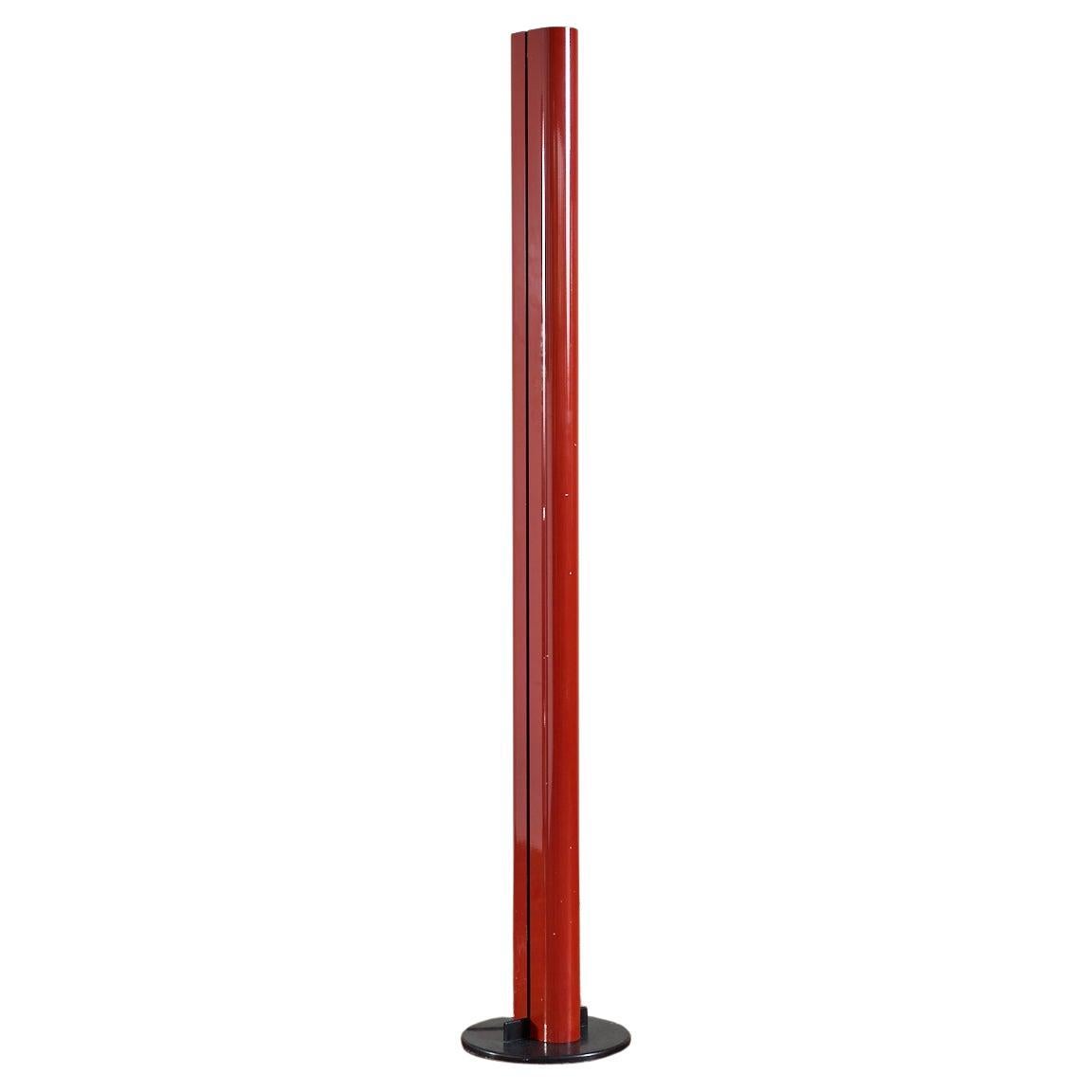 Gianfranco Frattini Red Floor Lamp