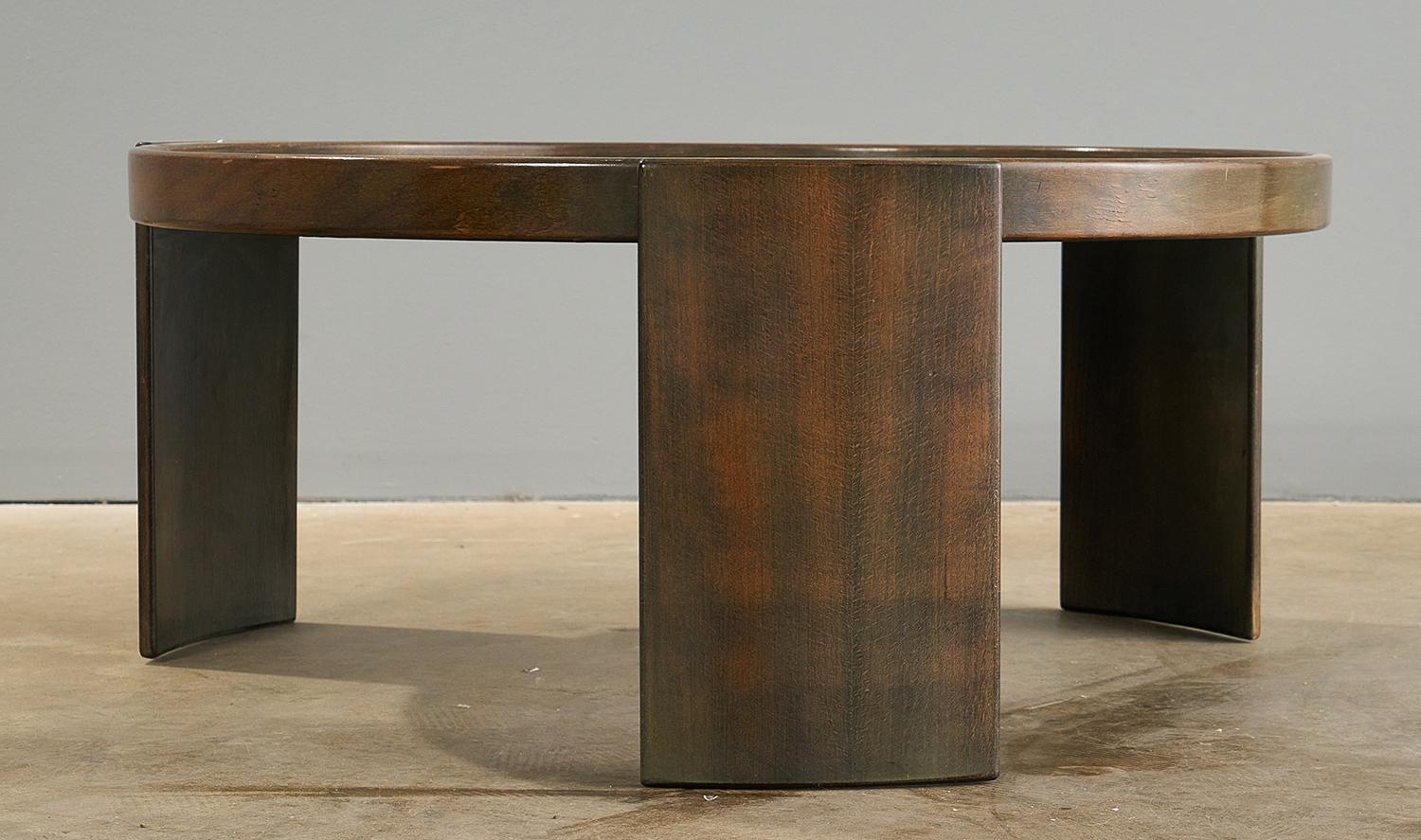 Laminate Gianfranco Frattini Reversible Top Coffee Table, Cassina c1960s For Sale