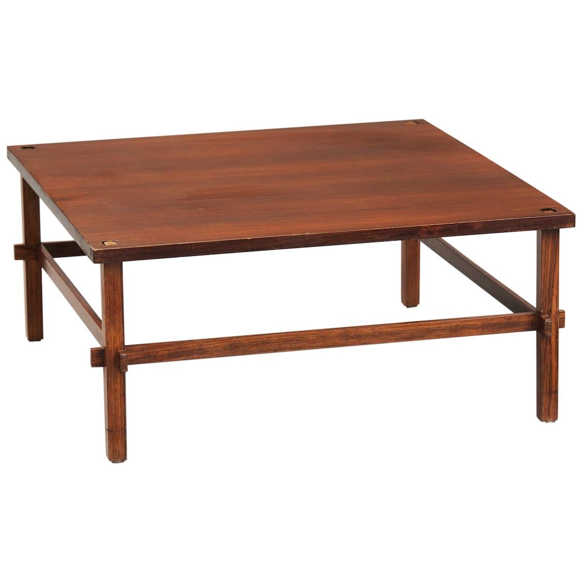 Gianfranco Frattini Rosewood 
Gio
 Table for Cassina For Sale