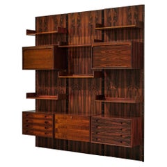 Gianfranco Frattini Rosewood Wall Unit