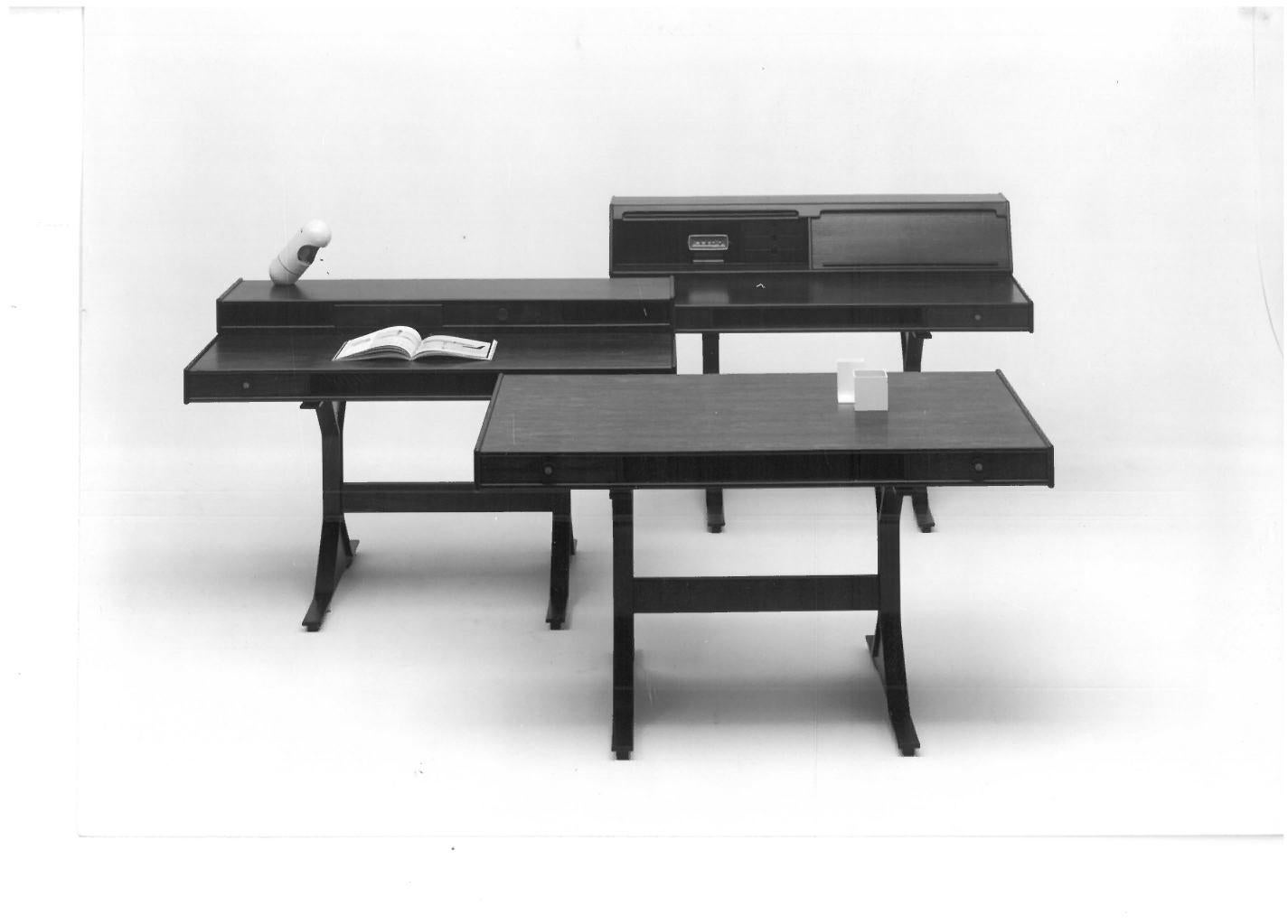 Gianfranco Frattini, scrivania secretaire 530, Bernini 1956 in vendita 2