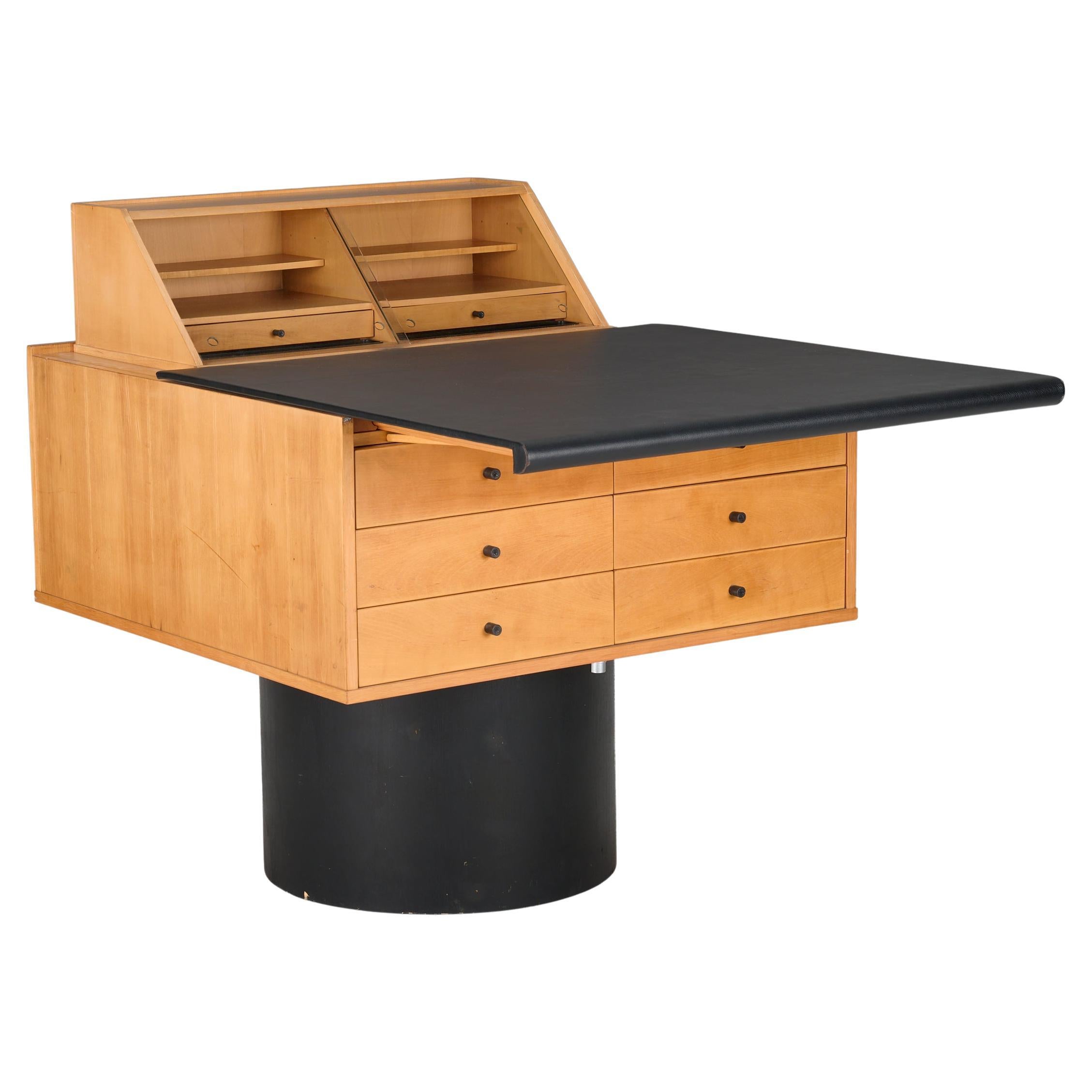 Gianfranco Frattini Sesamo desk for Bernini Italy, 1980s For Sale