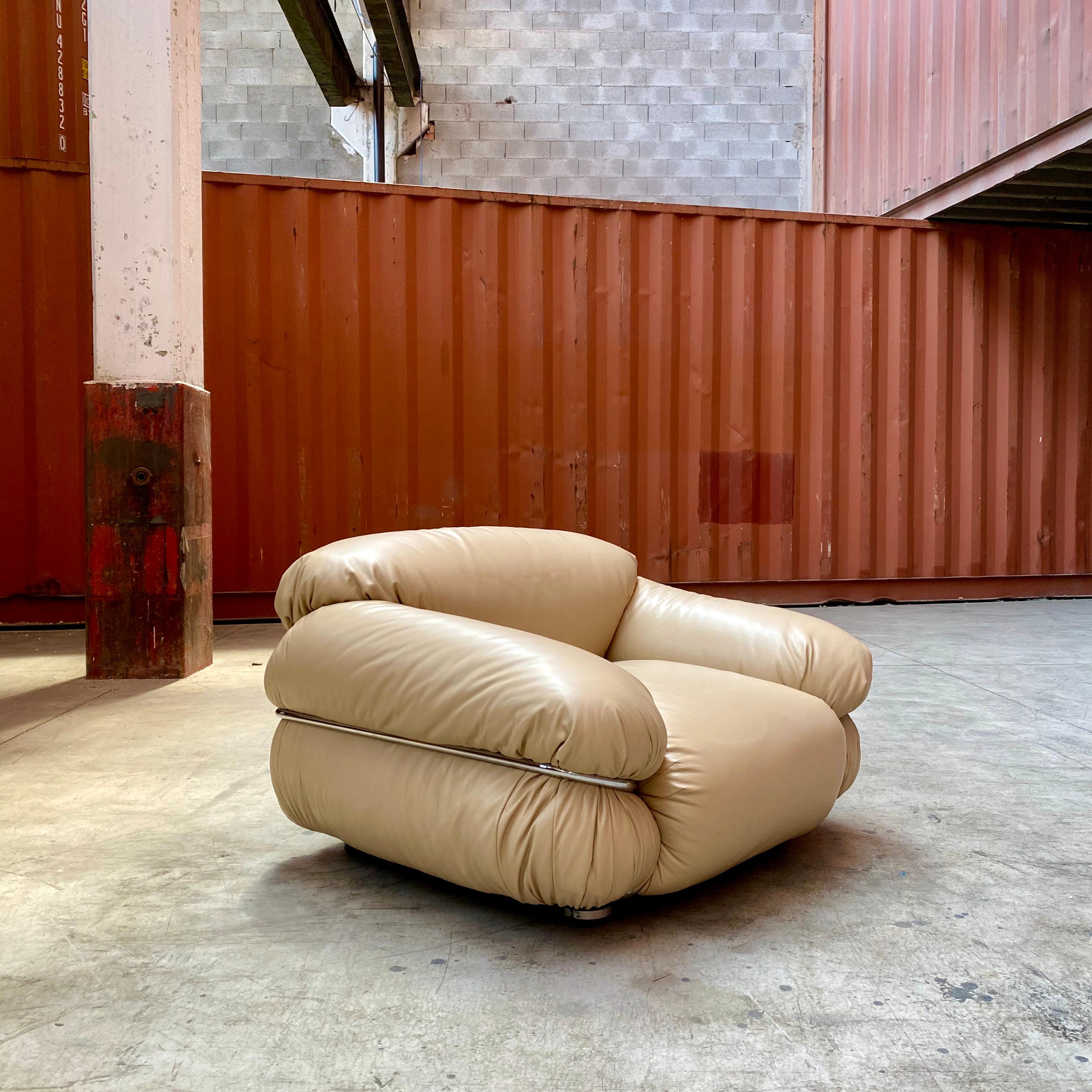 Fauteuils « Sésann » de Gianfranco Frattini pour Cassina, 1971 1