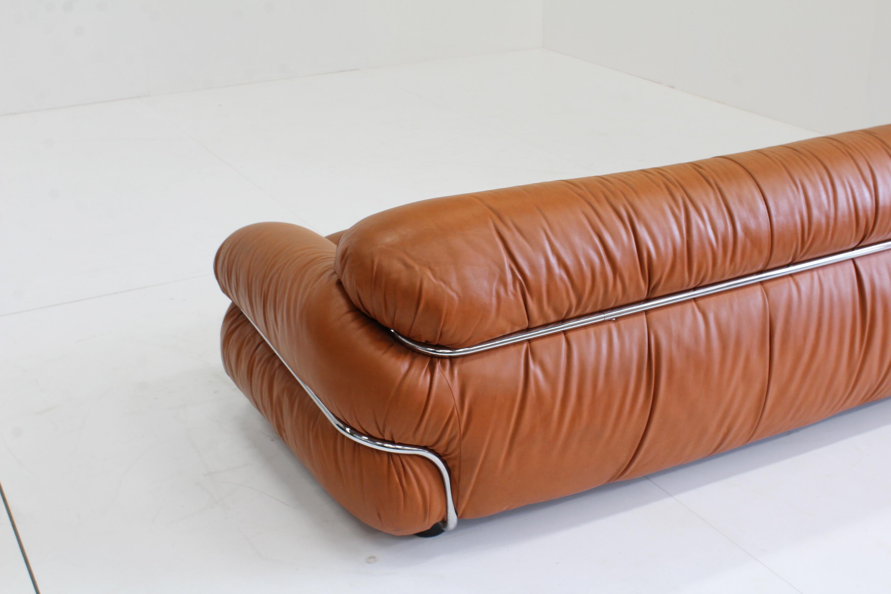 Mid-Century Modern Gianfranco Frattini Sesann sofa voor Cassina 1969