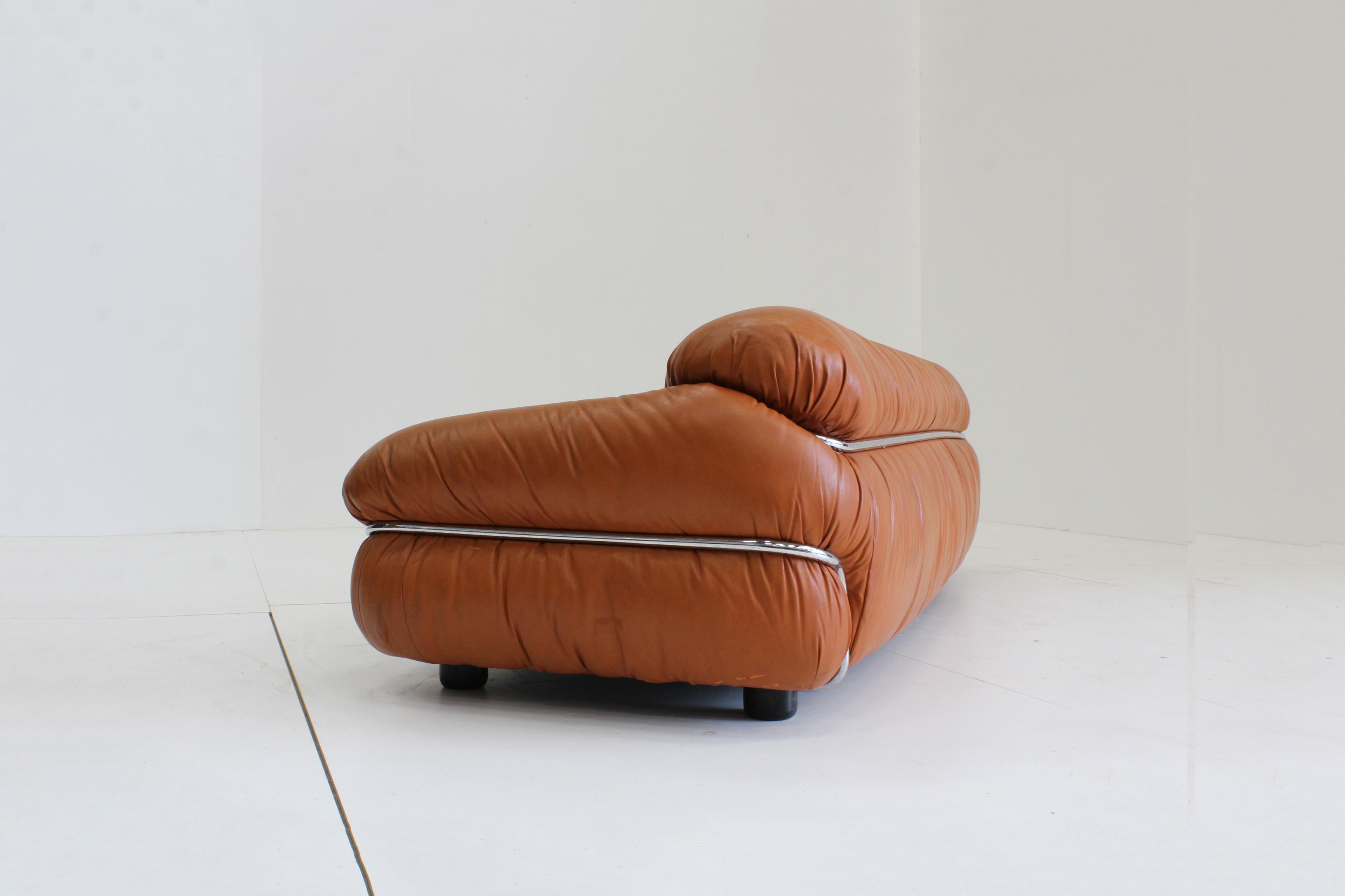 Gianfranco Frattini Sesann sofa voor Cassina 1969 In Fair Condition In OSS, NB